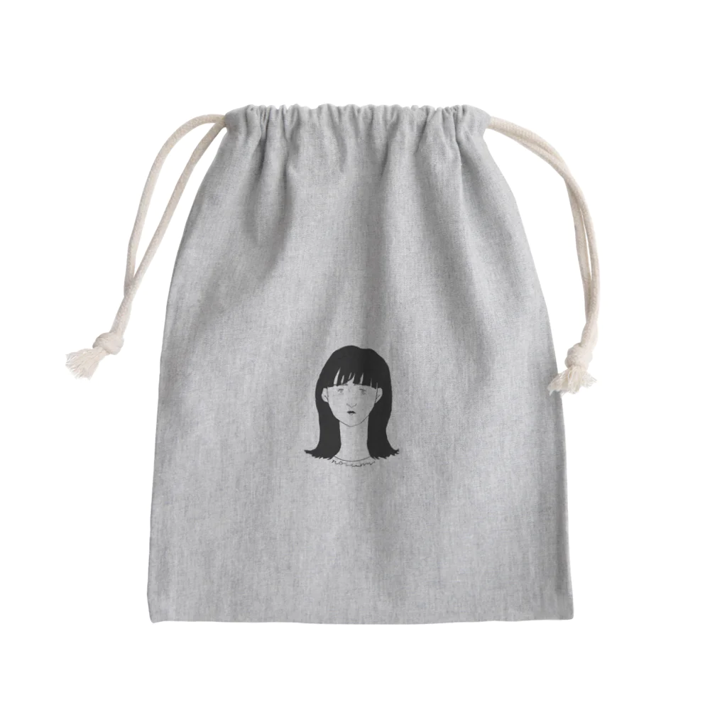 nozomimmの真顔 Mini Drawstring Bag