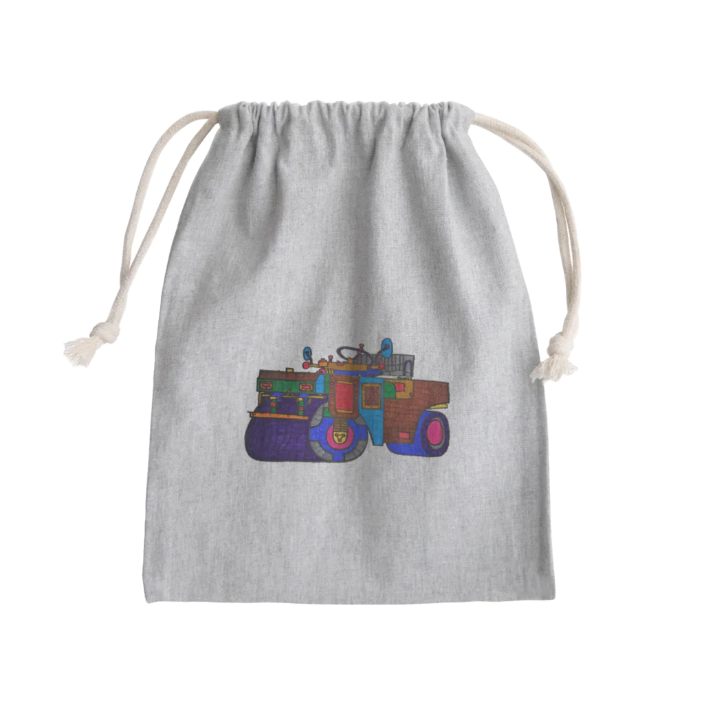 カフェみるくのGINZI  ロードローラー Mini Drawstring Bag