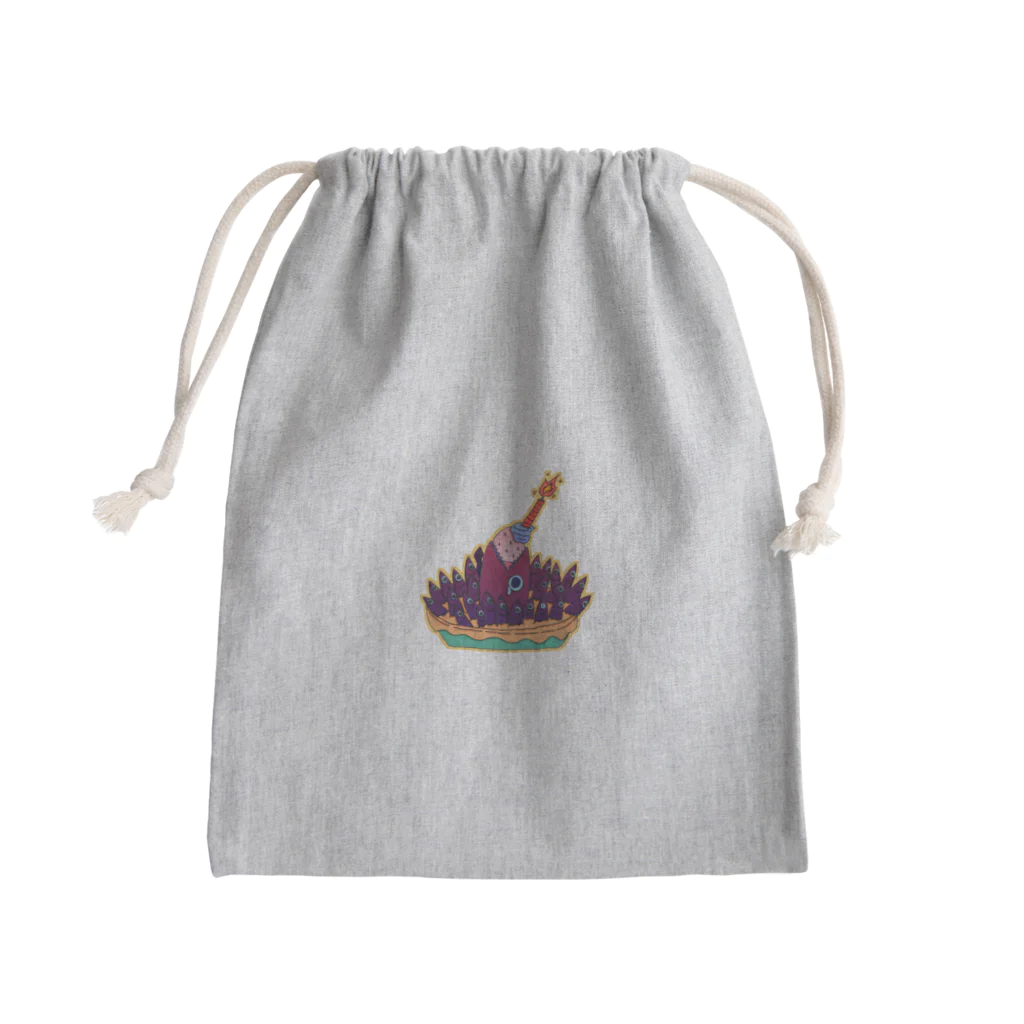 ベクのアイテム屋の空見上げるサカナたち Mini Drawstring Bag