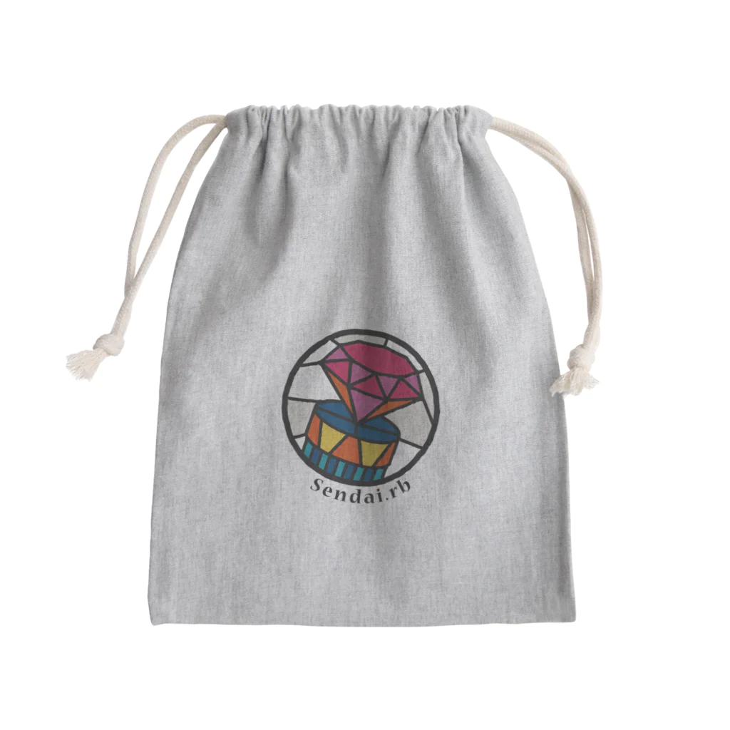 イノたまごラボのSendai.rbロゴ Mini Drawstring Bag