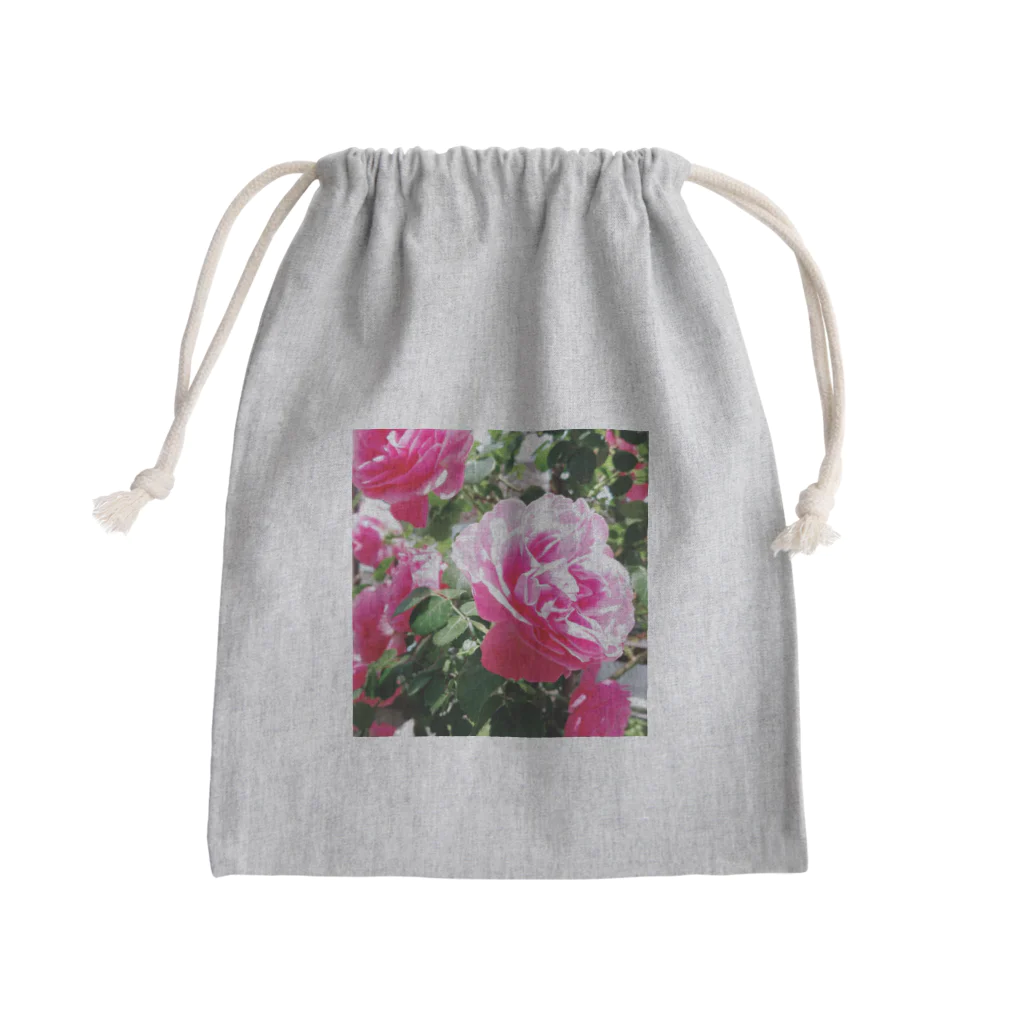 或る by 千～sahasraのpink rose Mini Drawstring Bag