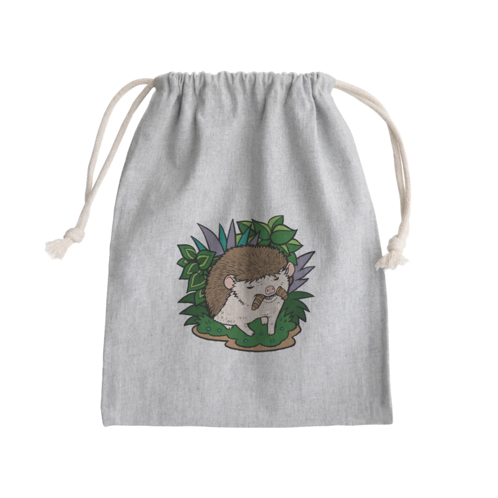 ポメ村ポメラニアンの虫食いハリネズミ ノーマル Mini Drawstring Bag