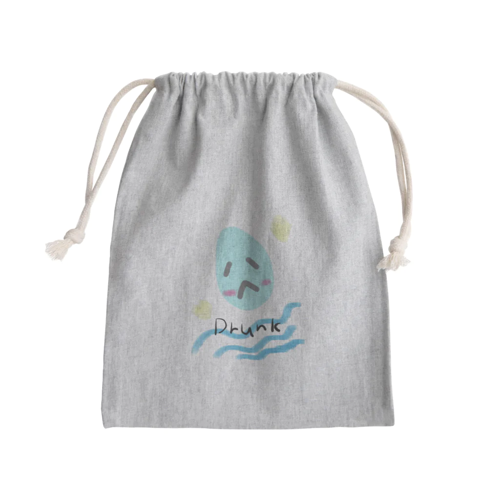 huwahuwaのしょんぼりちゃん Mini Drawstring Bag