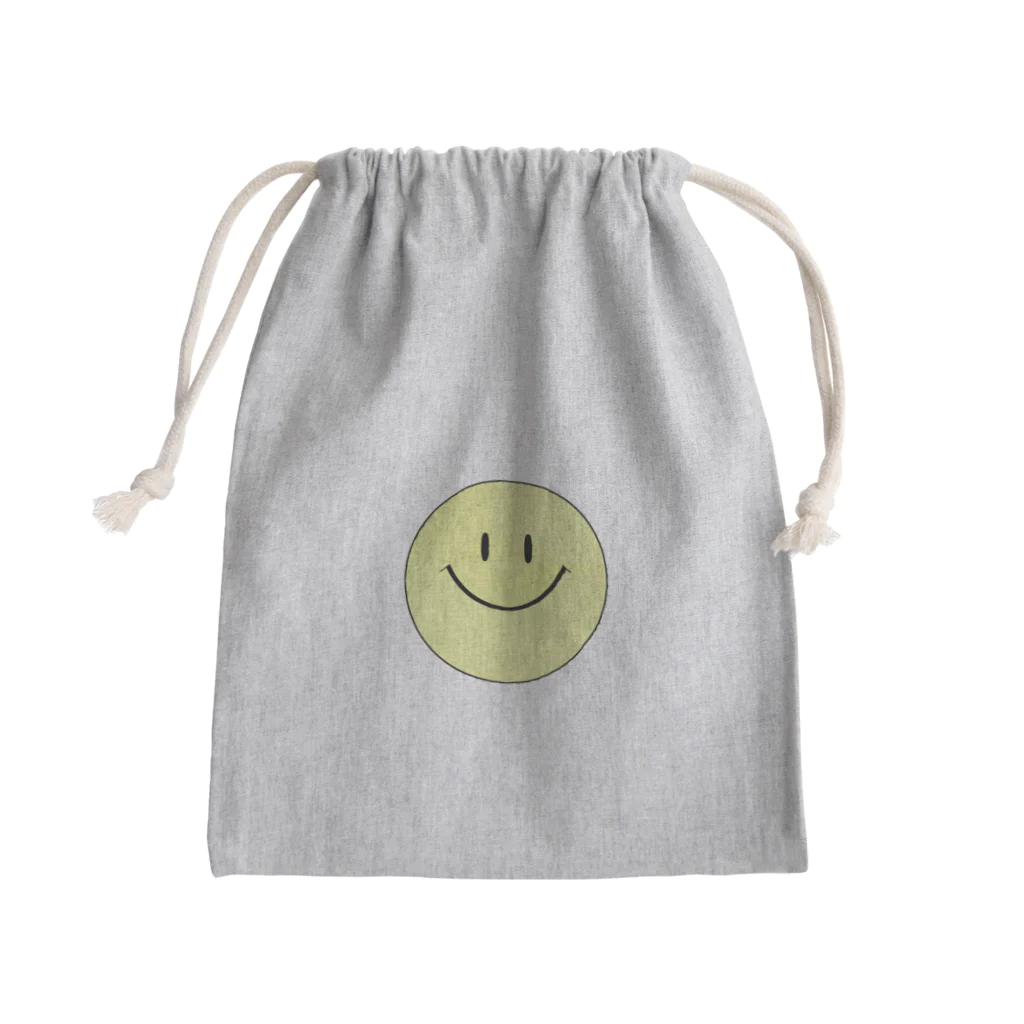 いろはのすすすのにこちゃん（スマイリーフェイス） Mini Drawstring Bag