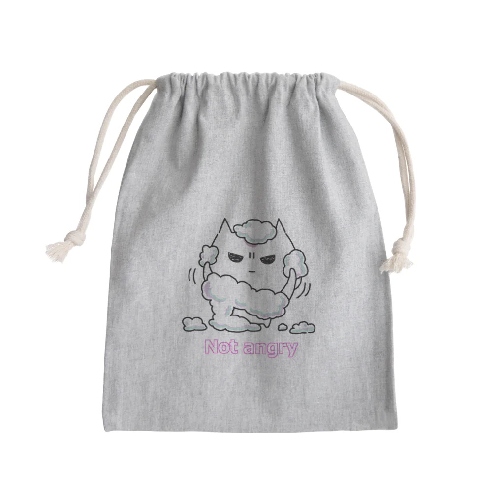 SUZURI×ヤマーフのNot angry vol.5 Mini Drawstring Bag