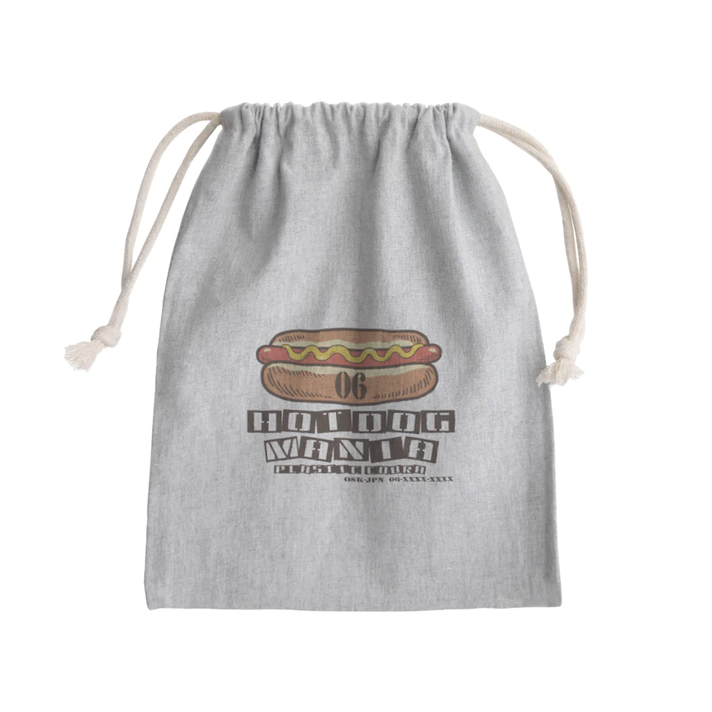 PLASTIC COBRAのHOT DOG MANIA Mini Drawstring Bag