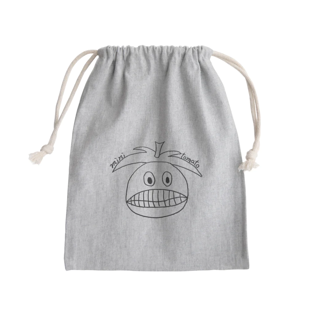 明日はきっとのミニトマトくん Mini Drawstring Bag