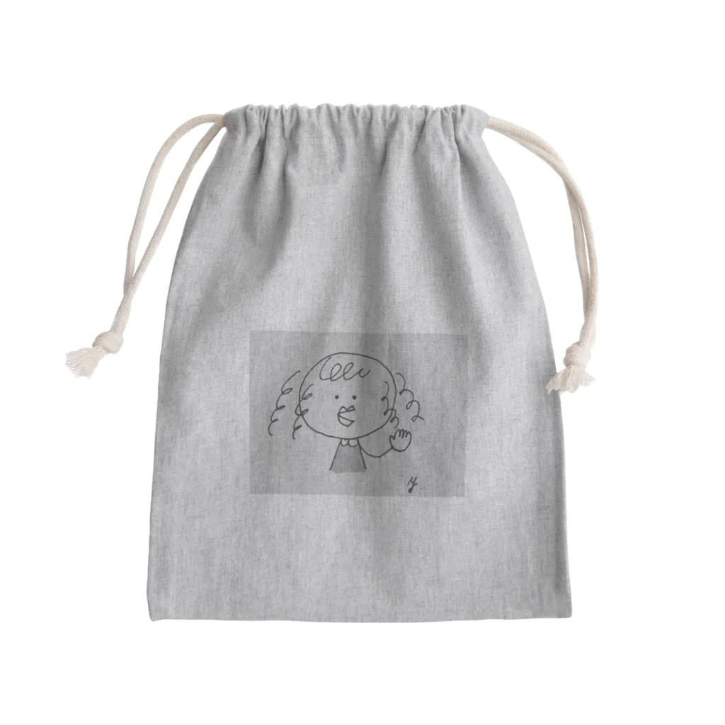 コーヒー with キャッサリンのHi! ミス キャッサリンです。 Mini Drawstring Bag