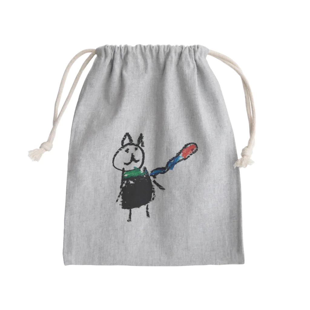 くろねこマフラーズ（Mufflers）の娘マフちゃん Mini Drawstring Bag