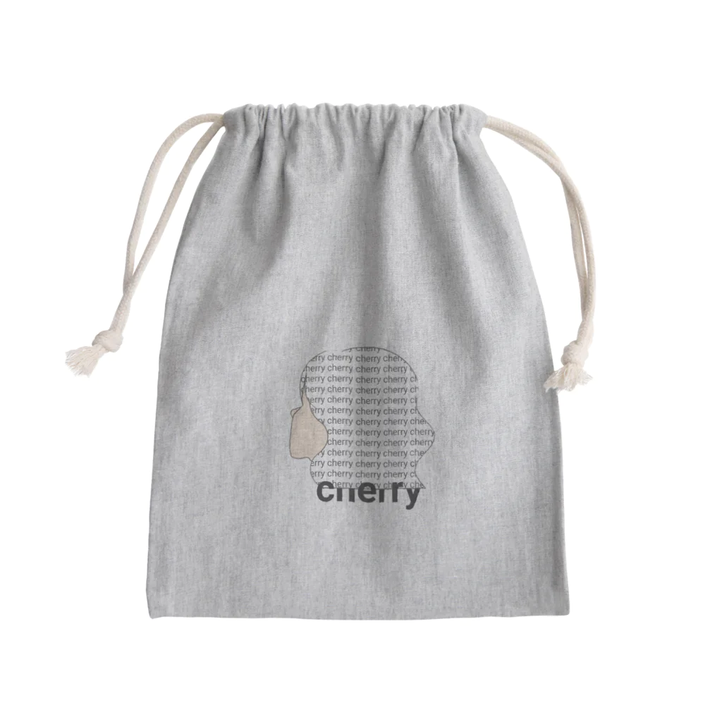 しろくまのCherry Mini Drawstring Bag