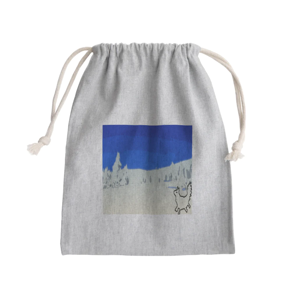 Danke Shoot Coffeeの蔵王の樹氷 Mini Drawstring Bag