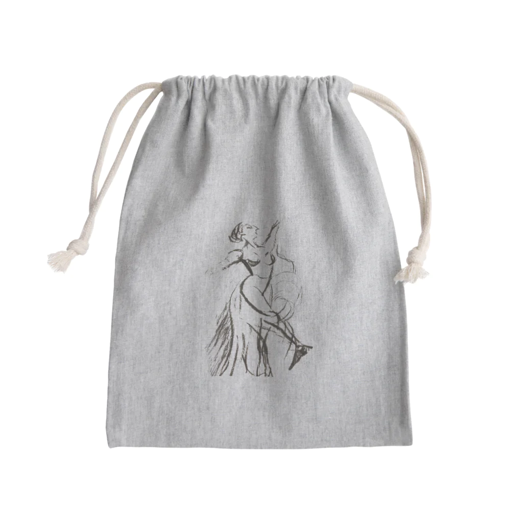 kolorshopのバレエダンサー Mini Drawstring Bag