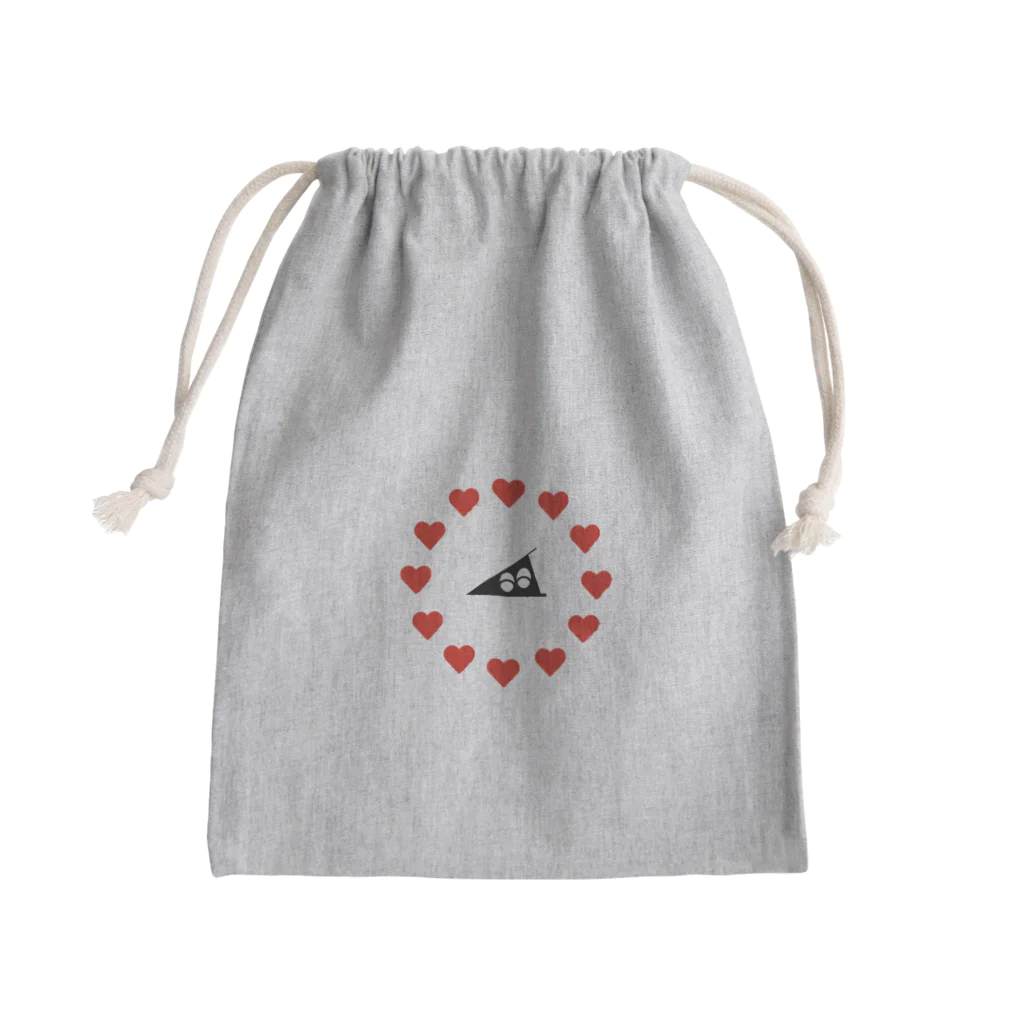 忍者スリスリくんのズッキュンズッキュン Mini Drawstring Bag