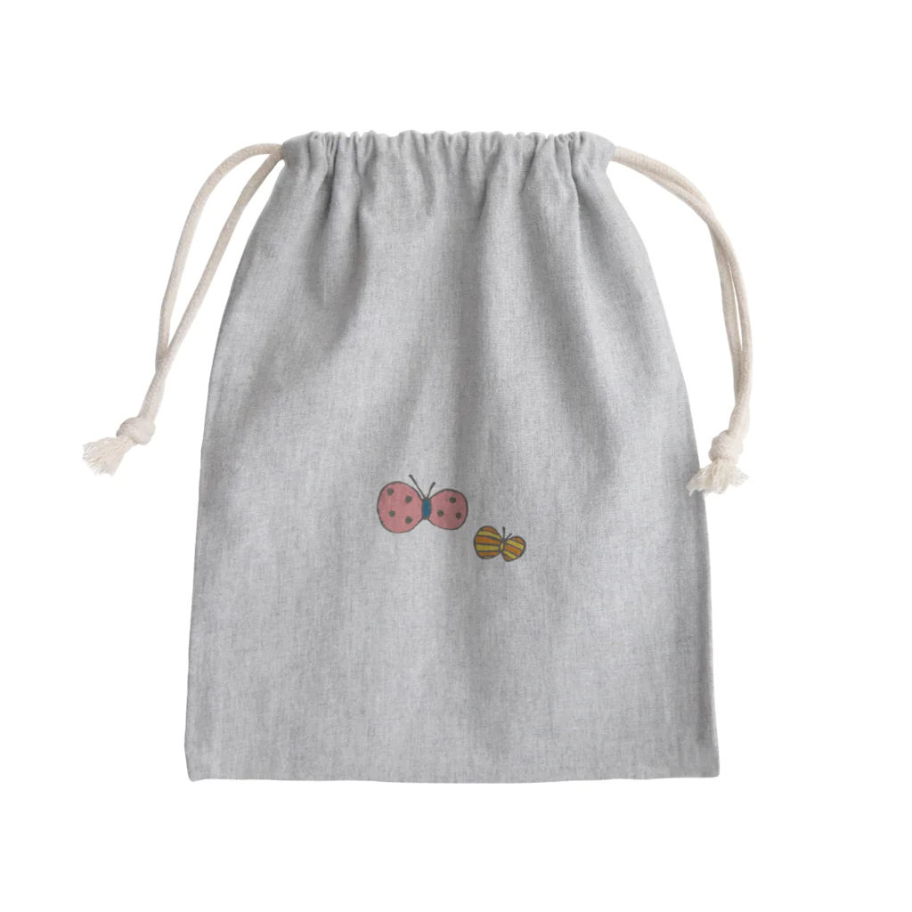 eimeatのてふてふ・てふ Mini Drawstring Bag