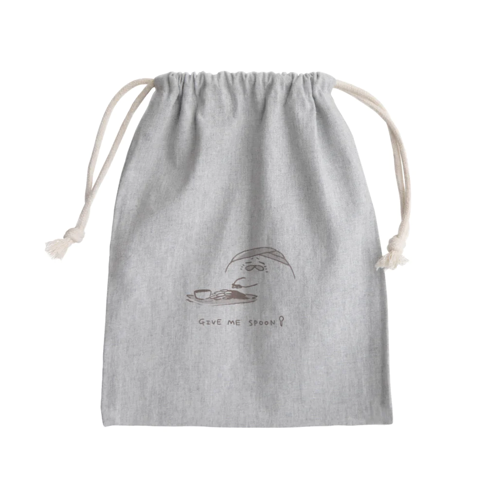 ひろぽん酢のギブミースプーン Mini Drawstring Bag