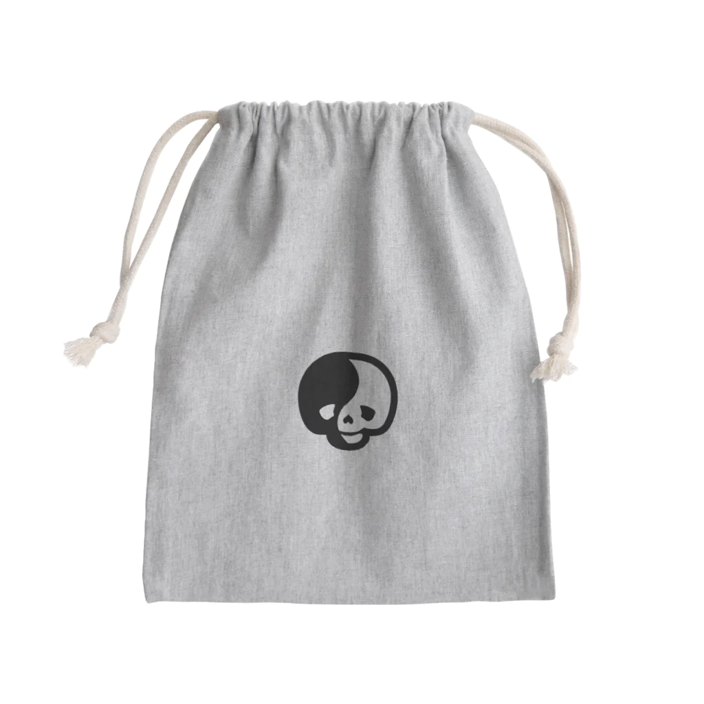 くねくね道の陰陽ベイビーがいこつ💀 Mini Drawstring Bag