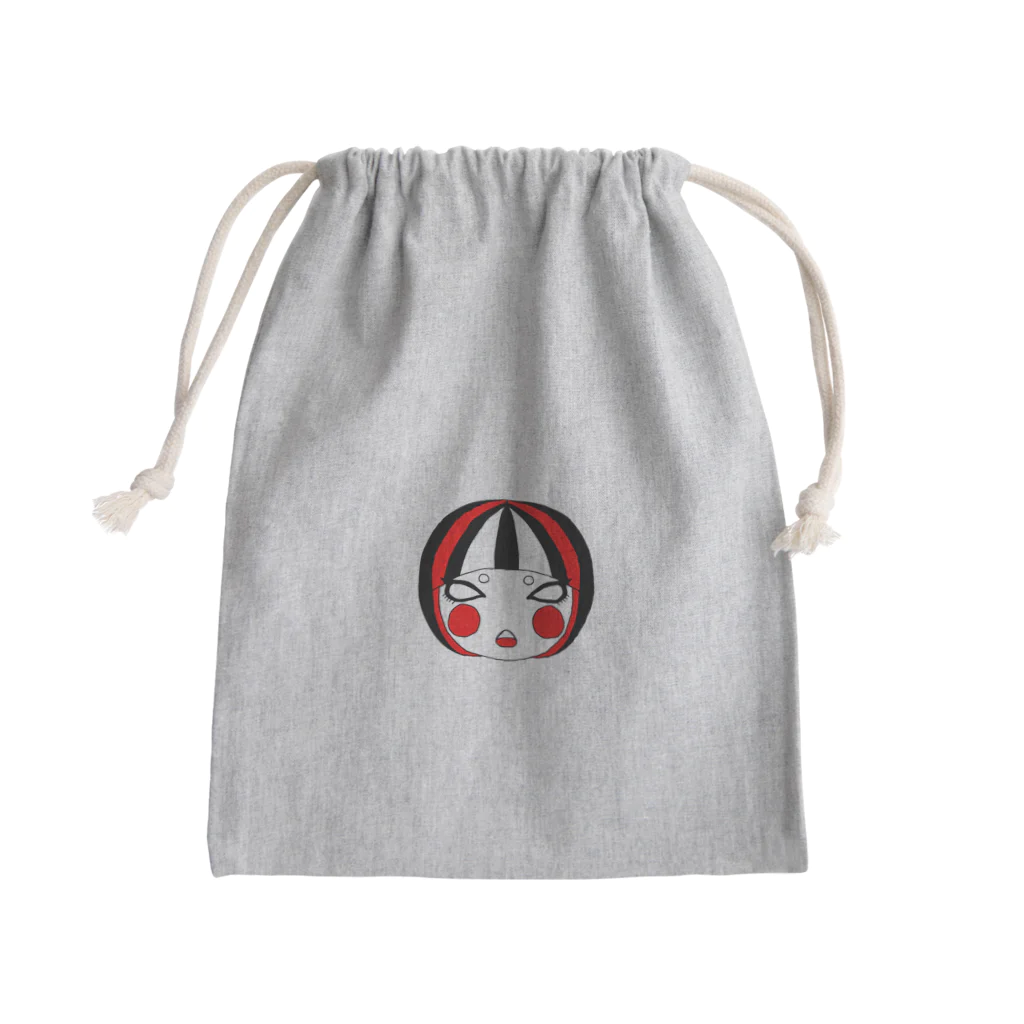 きぶん屋の白塗りちゃん Mini Drawstring Bag