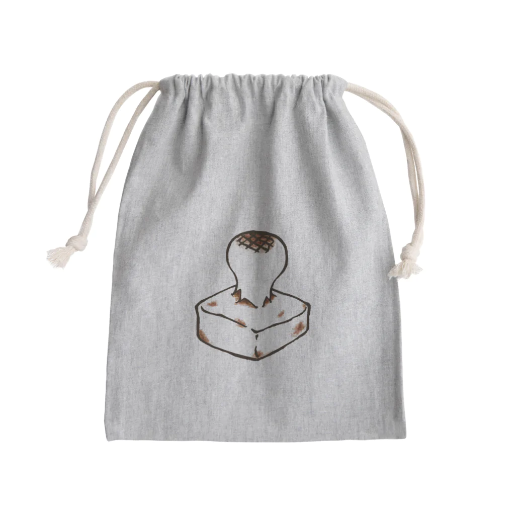 月山の餅 Mini Drawstring Bag