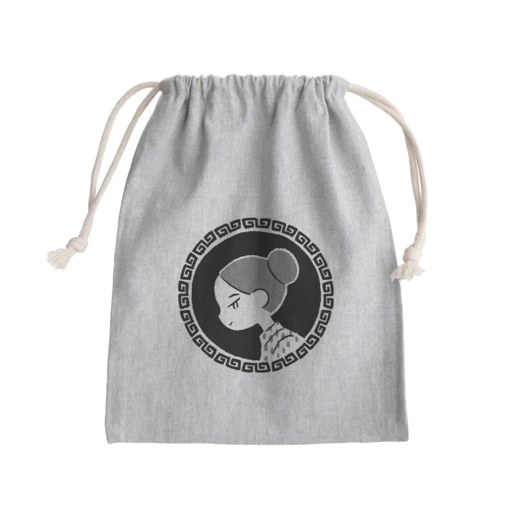 よしだみさこのチャイナガール Mini Drawstring Bag