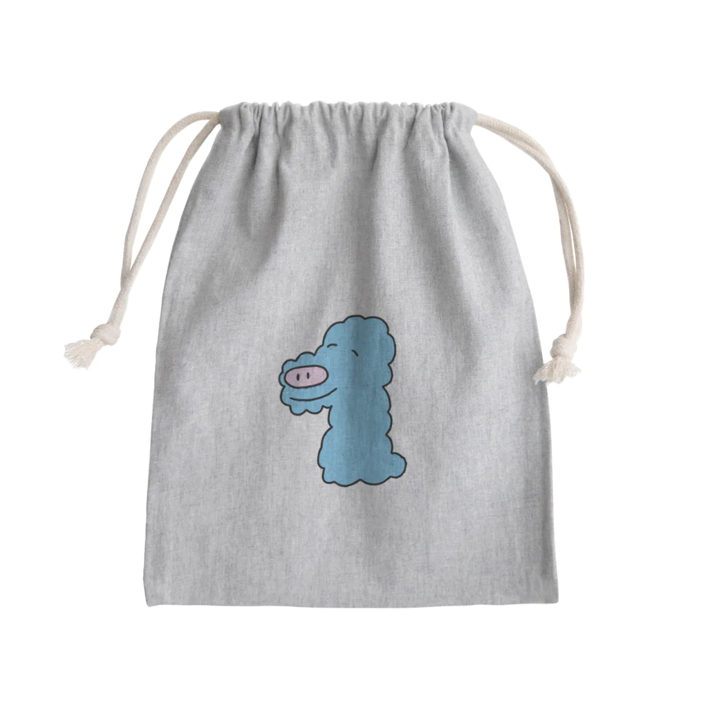 mobmobのくもりゅうくん Mini Drawstring Bag