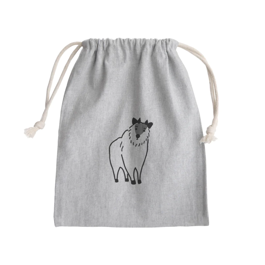 よっこら商店のカモシカ Mini Drawstring Bag