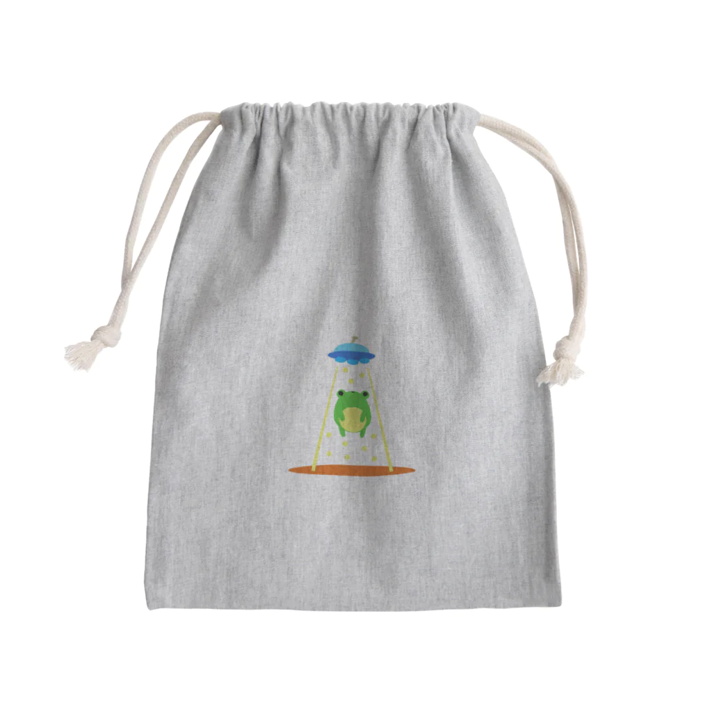 カエルたんのお店のカエルたんのきんちゃく #2 Mini Drawstring Bag