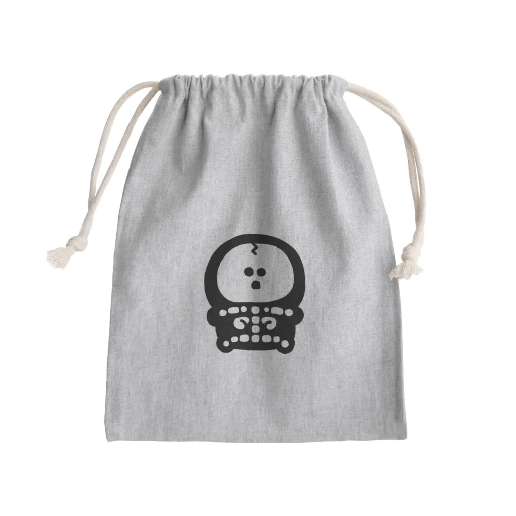 しもんずげーとのほね Mini Drawstring Bag