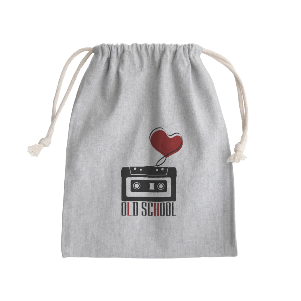 無彩色デザイン販売所のCompact Cassette / Old School Mini Drawstring Bag