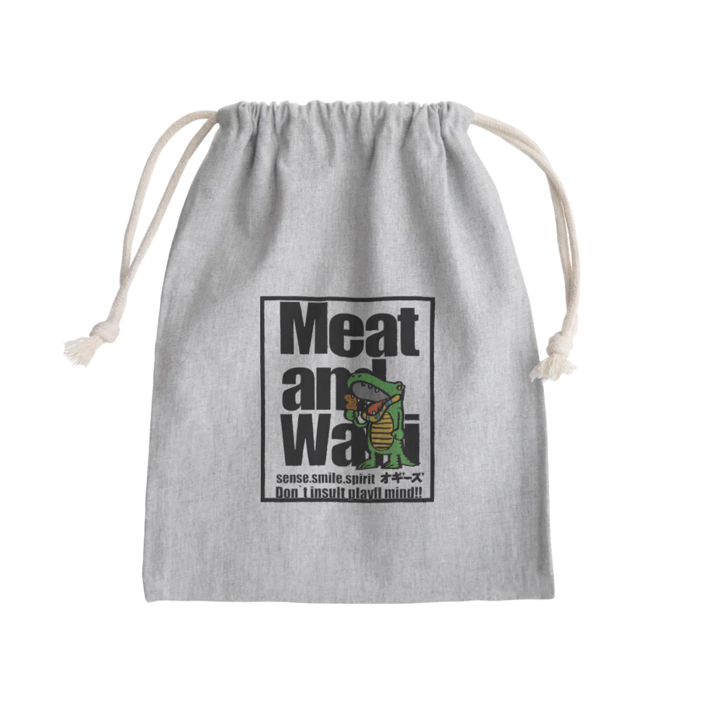 Showtime`sShowのmeat and wani Mini Drawstring Bag