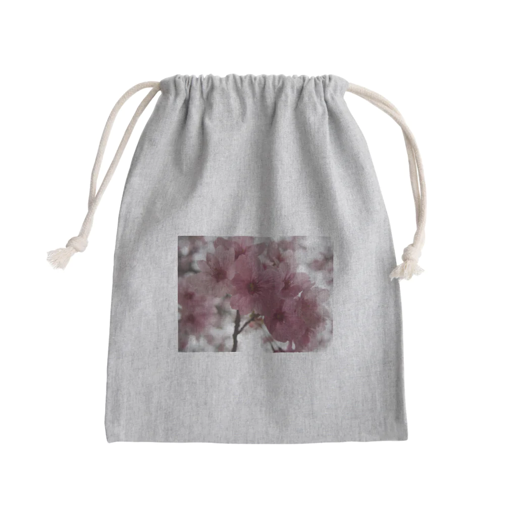 Rico dotsのさくら薄紅 Mini Drawstring Bag