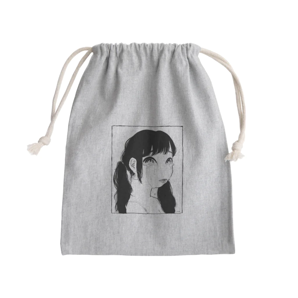 にくまん子のdounidemo Girl Mini Drawstring Bag