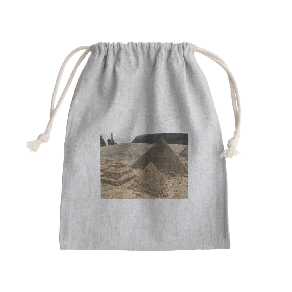 yutaka-kisoのピラミッド Mini Drawstring Bag
