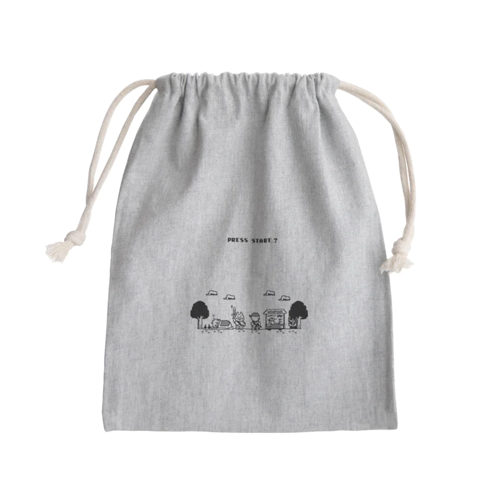 ゆるぽか！グッツ係の協調性のないパーティー Mini Drawstring Bag