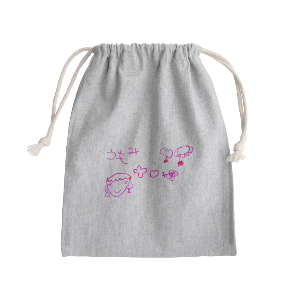 to_onoの４歳６か月のむすめの絵 Mini Drawstring Bag
