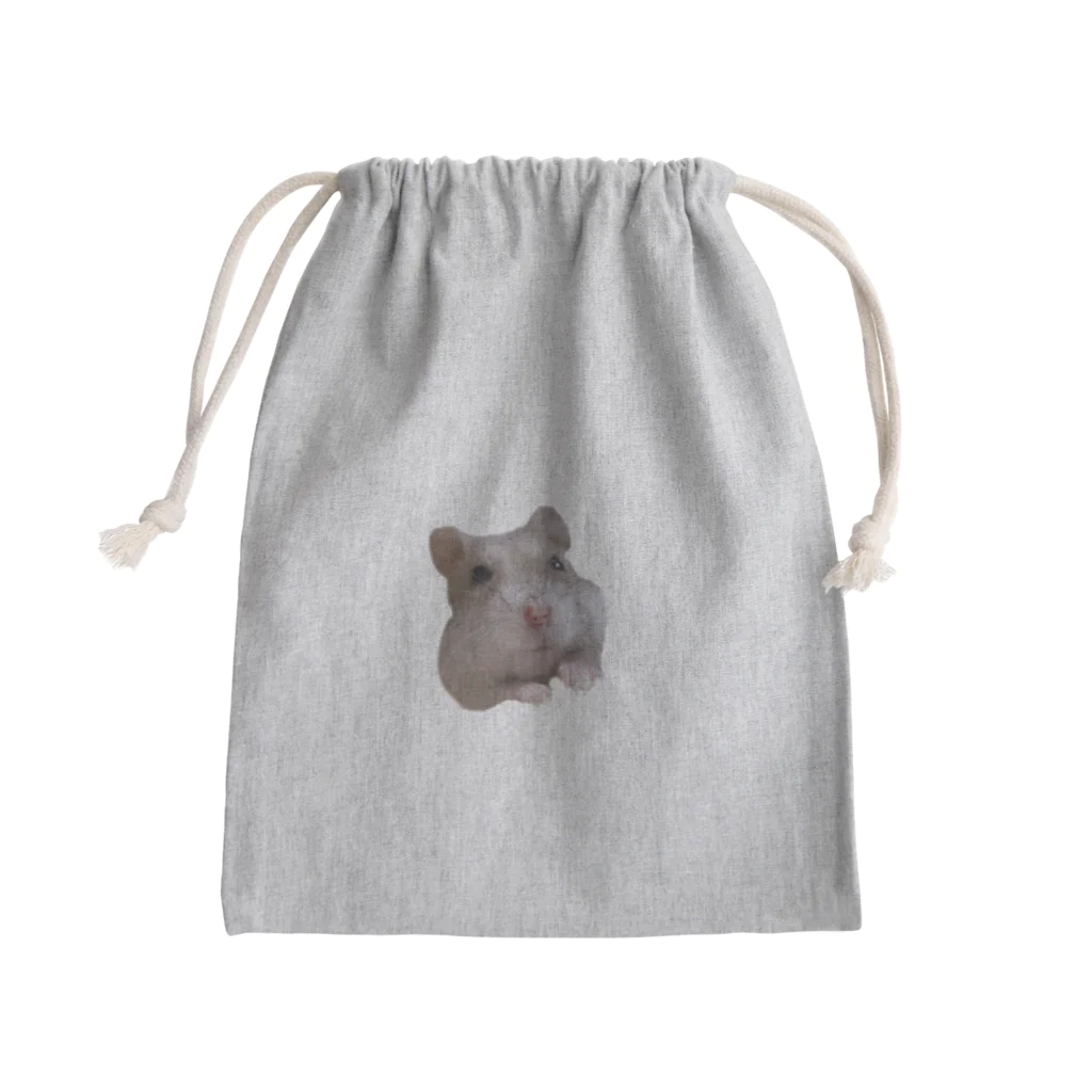 ハムスターのおもちのとぼけるハムスター Mini Drawstring Bag