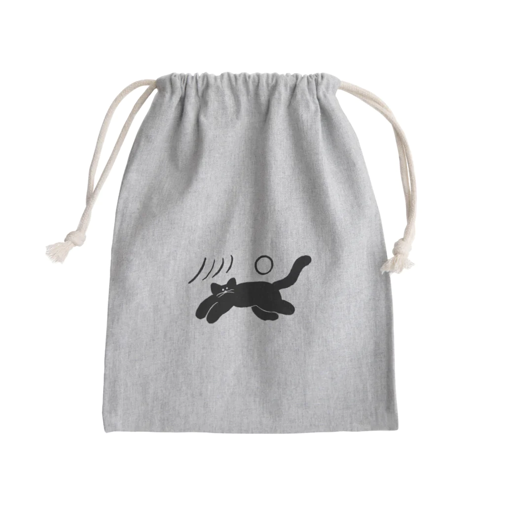 かわべしおん | イラストレーターのくろねこビュン Mini Drawstring Bag