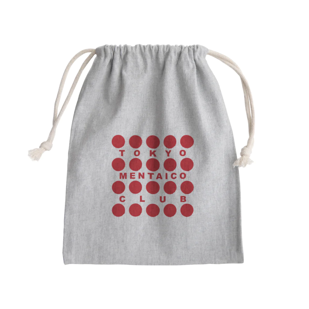 晶子の東京明太子倶楽部ドットマーク Mini Drawstring Bag