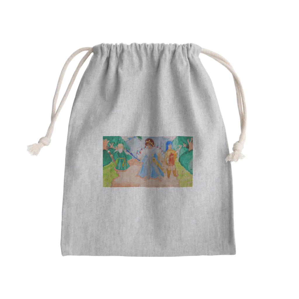 LIONの信仰的ショップの旅立ち Mini Drawstring Bag