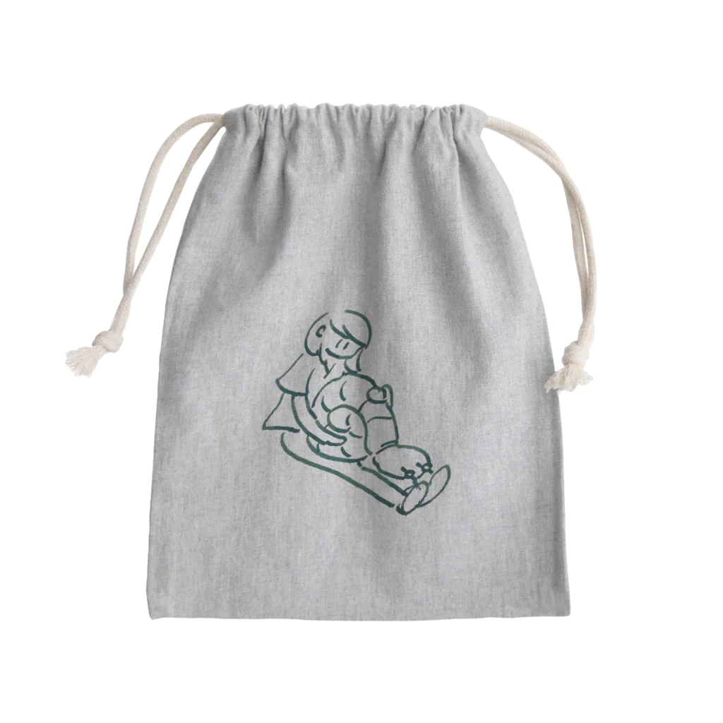 すみれ's Laboのぐるぐるクッション Mini Drawstring Bag