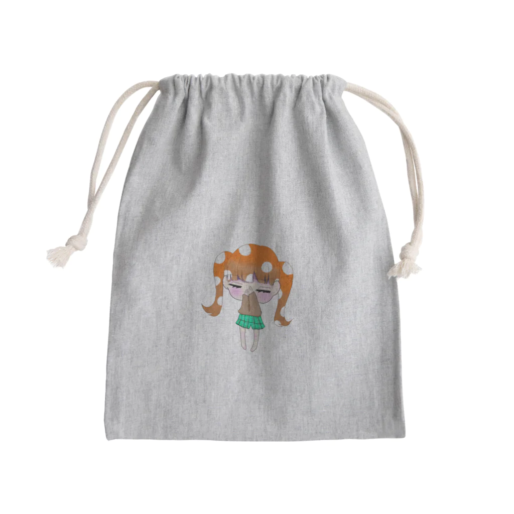 うさぎさんの毒キノコの女の子 Mini Drawstring Bag