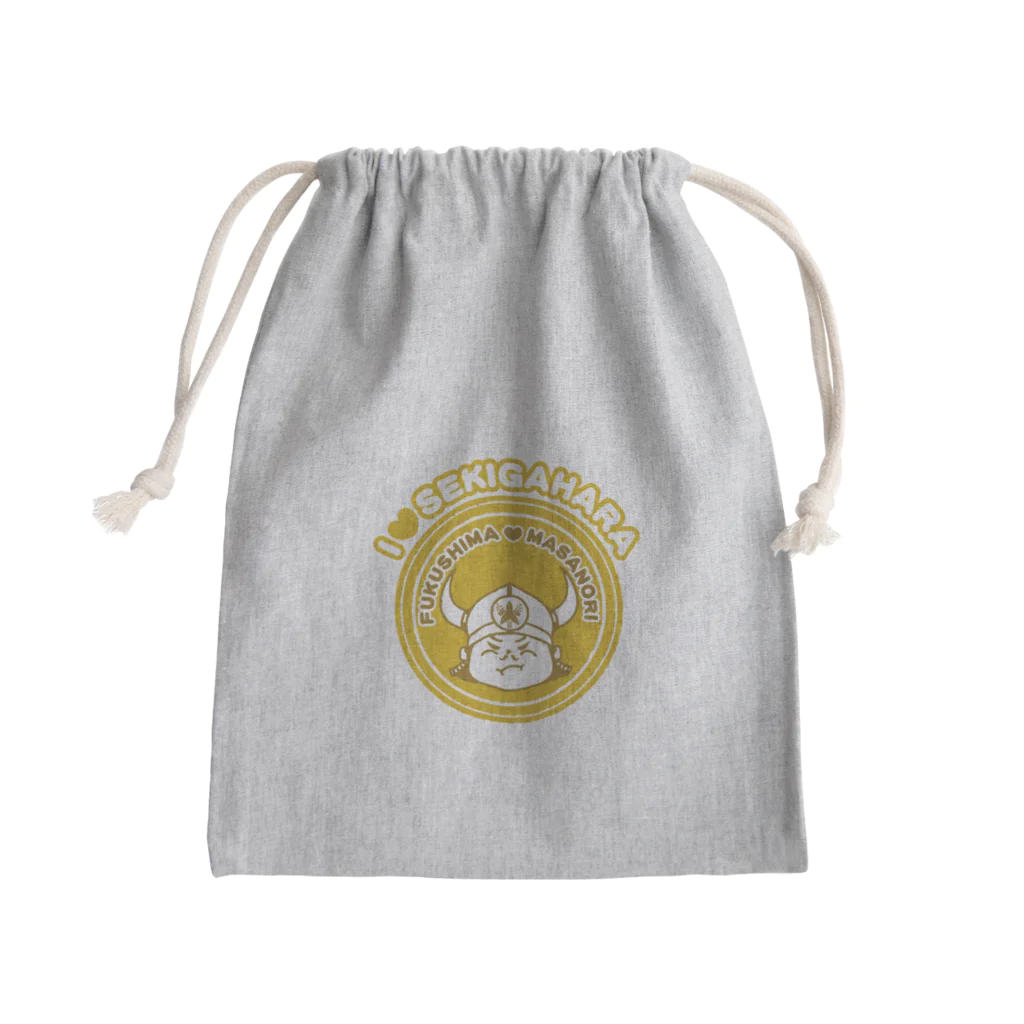 関ヶ原七武将❤️I LOVE Sekigaharaの福島まさのりくん Mini Drawstring Bag