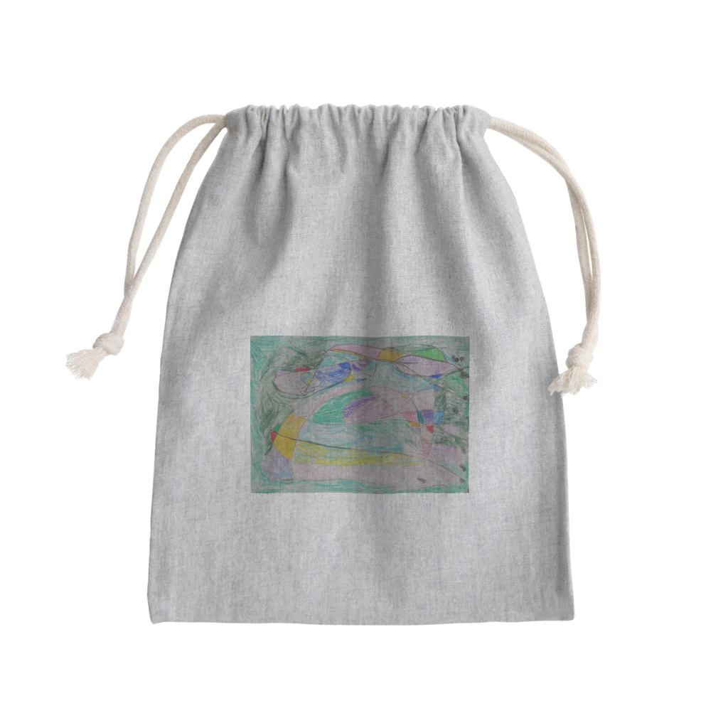 おじーのちゅるみチアフル１ Mini Drawstring Bag