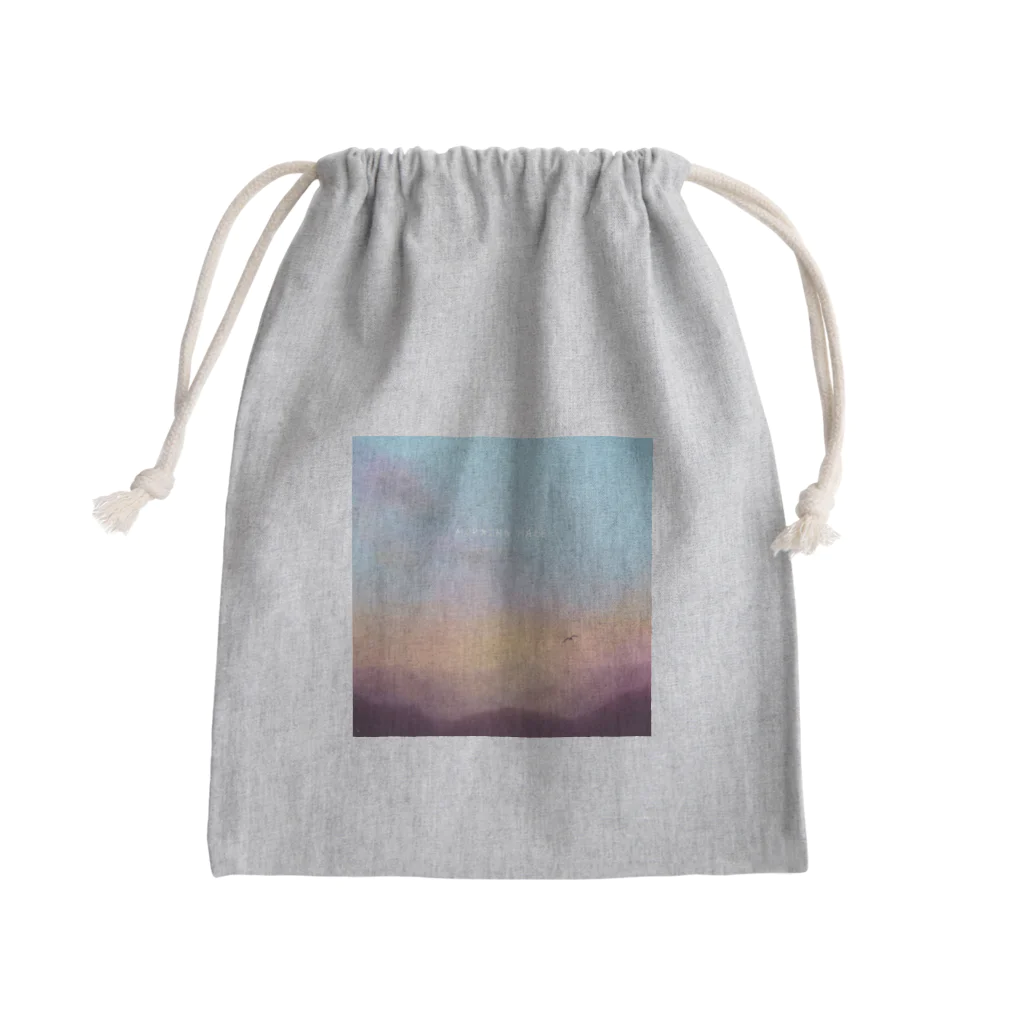 KURUのMorning haze 朝霧 Mini Drawstring Bag