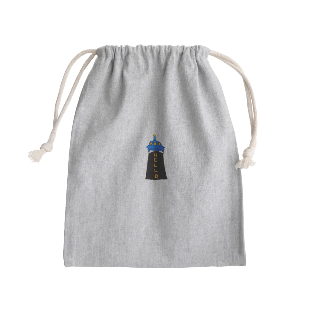 hosono1227のHELLOきんちゃく Mini Drawstring Bag