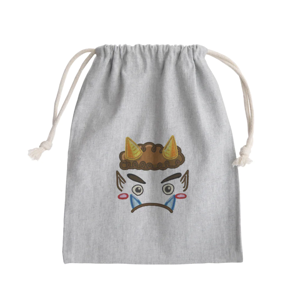 よもぎのショップの節分の鬼（豆まき用） Mini Drawstring Bag