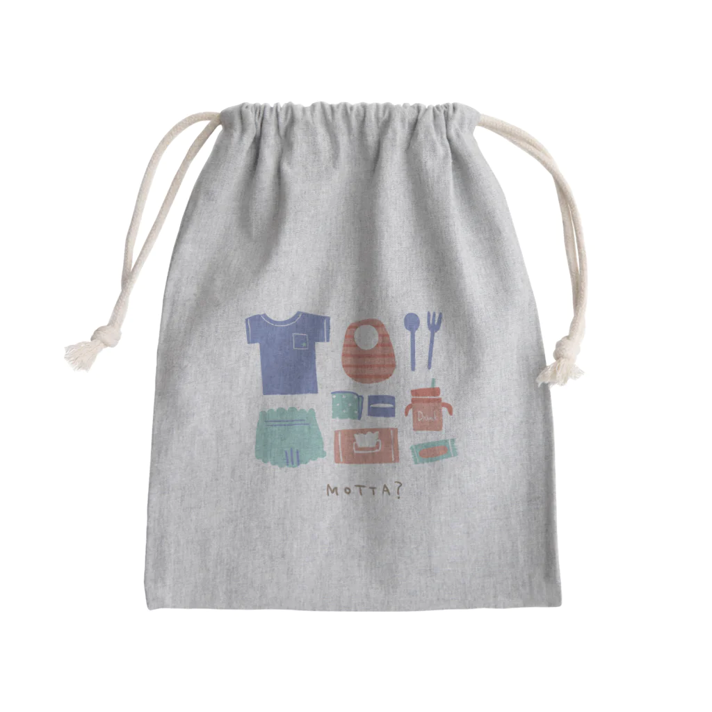 どんどんキッズ*デザインroomの忘れ物ない？ Girl Mini Drawstring Bag