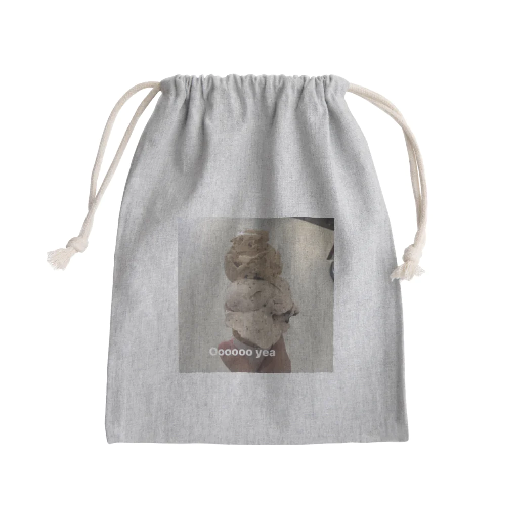 hani_natsukiのice cream Mini Drawstring Bag