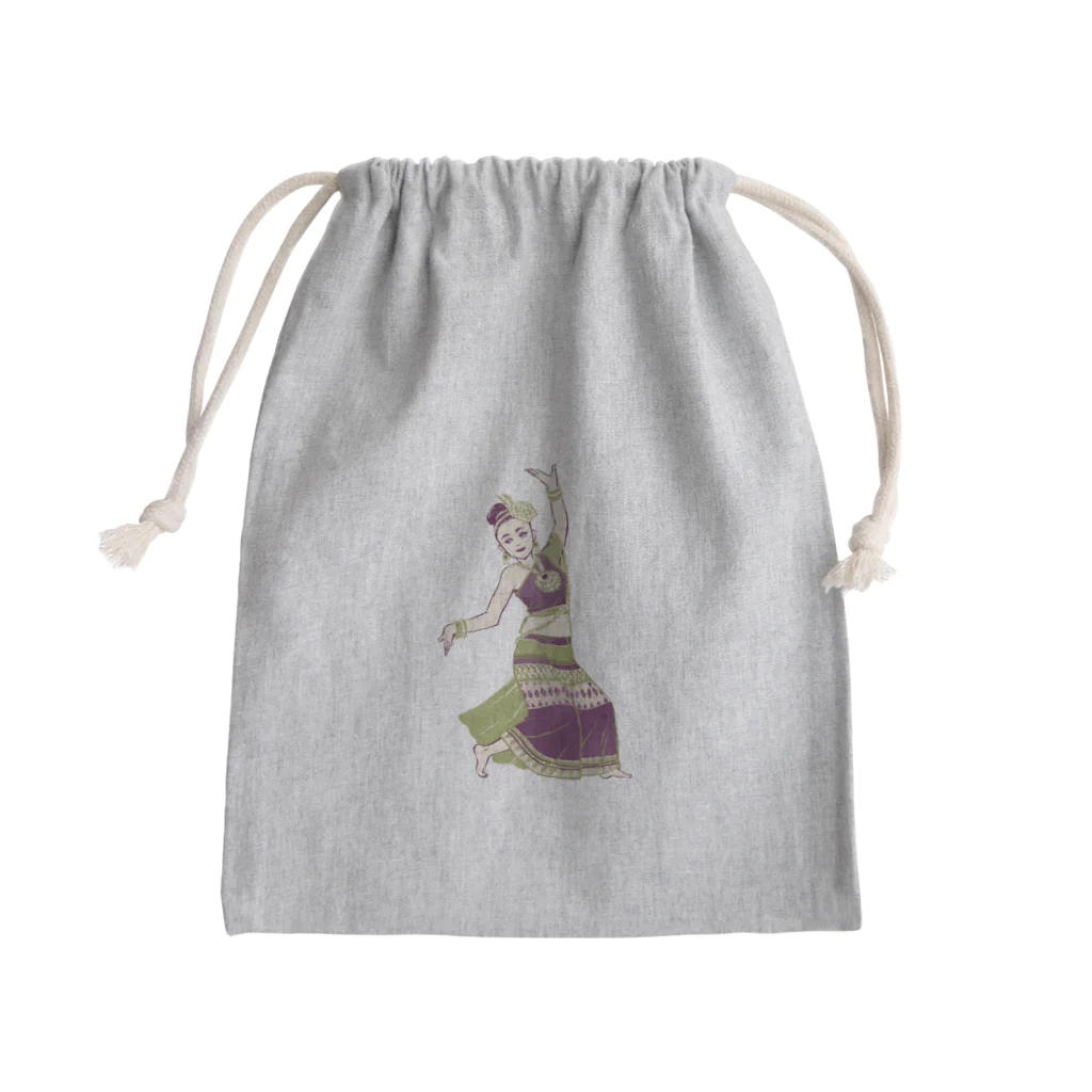 IZANAMI by Akane Yabushitaの【タイの人々】伝統舞踊のダンサー Mini Drawstring Bag