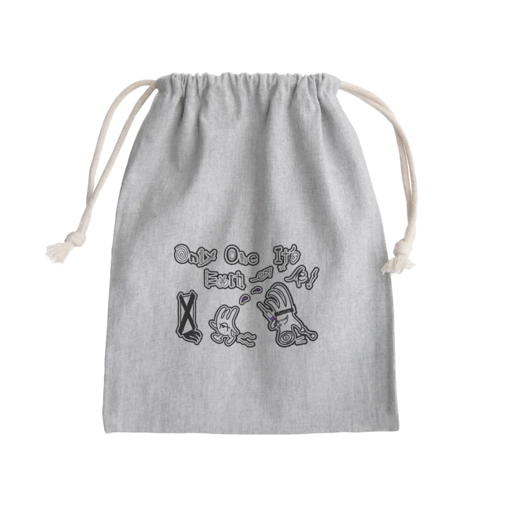 Hello I am ...のオンリーワン イグジット イッツ ミー！? Mini Drawstring Bag