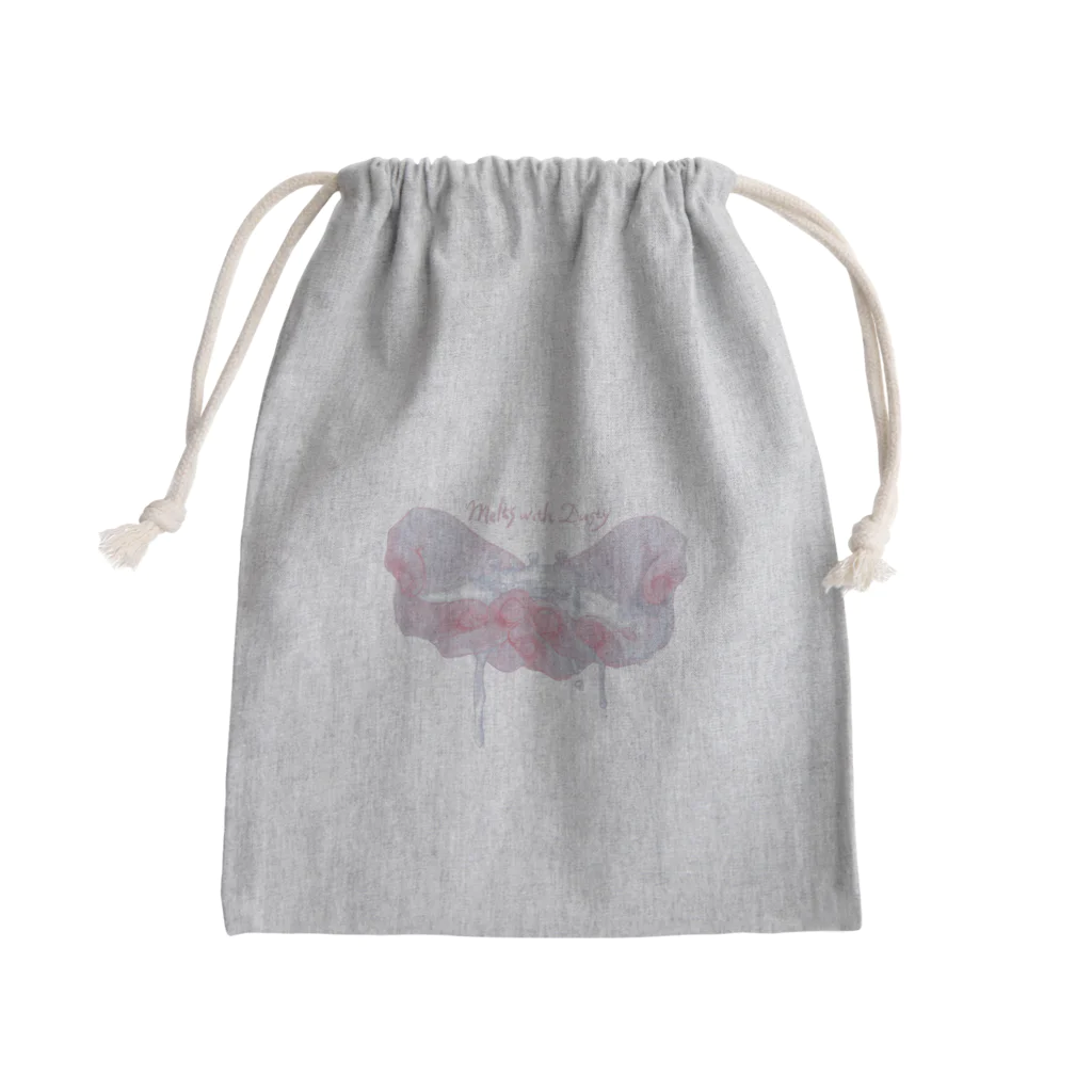 烏帽子 眇眼のみるくくらうん Mini Drawstring Bag